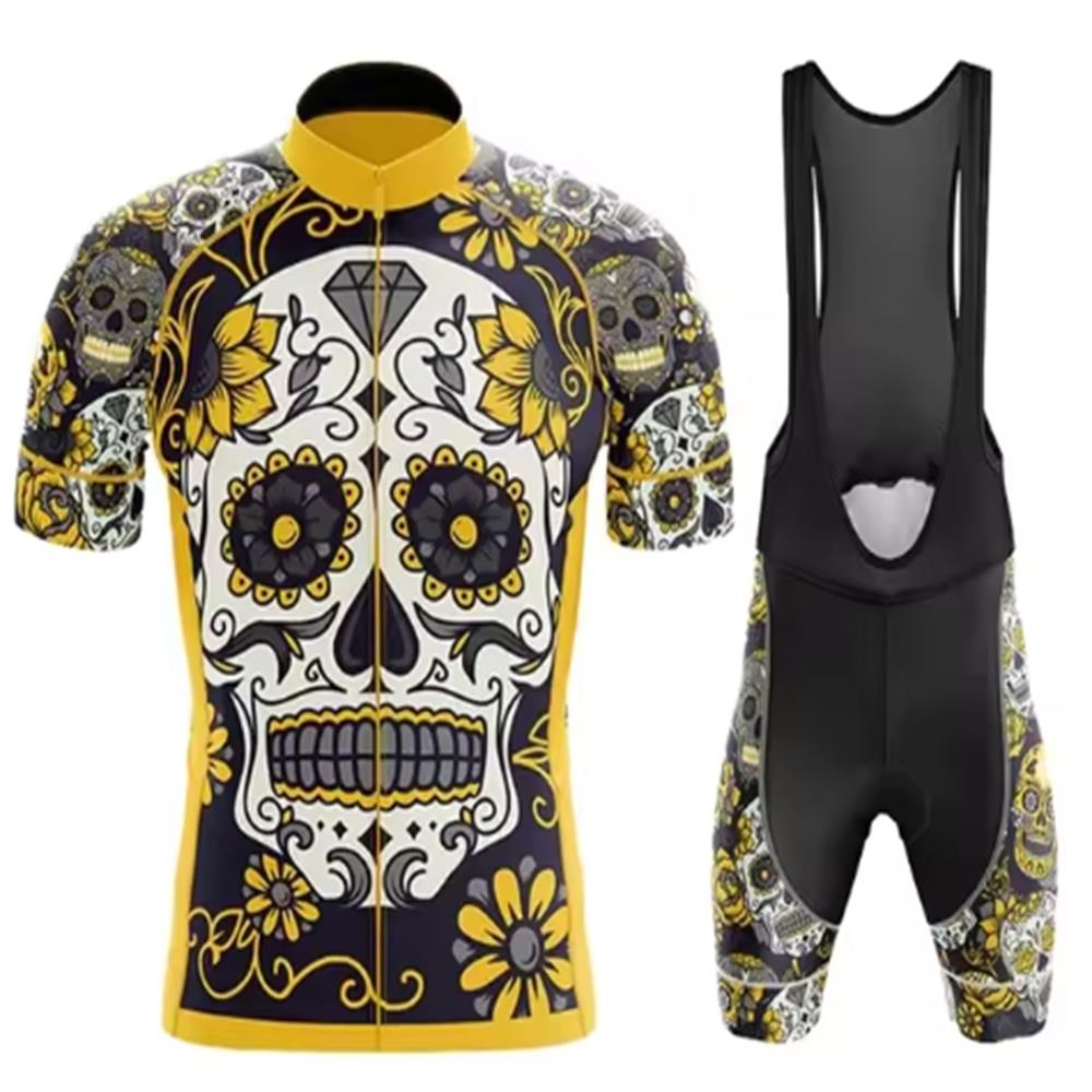 Mountain Biking Pants - 2026 Team-Radtrikot-Set Kurzarm Cartoon Fahrradbekleidung Herren