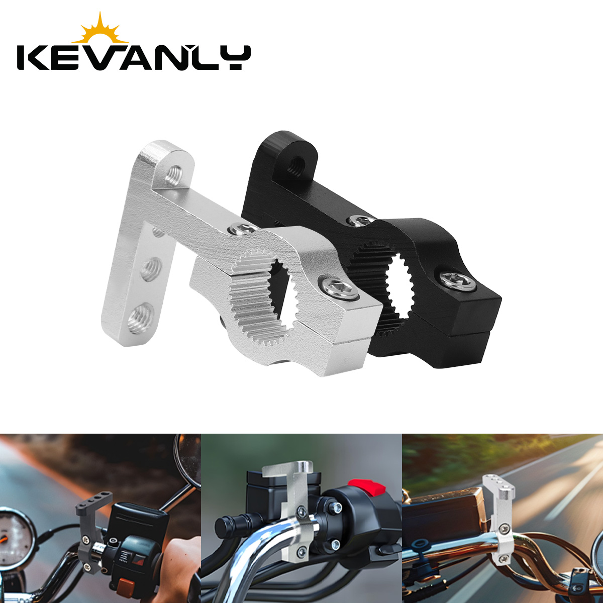 Mountain Biking Las Vegas - Vier Lochgrößen Motorrad Aluminiumlegierung LED Strahler