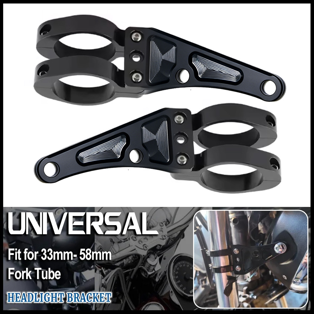 Mountain Biking Las Vegas - Universal 33mm-58mm Scheinwerfer Halterung Schellen Gabel