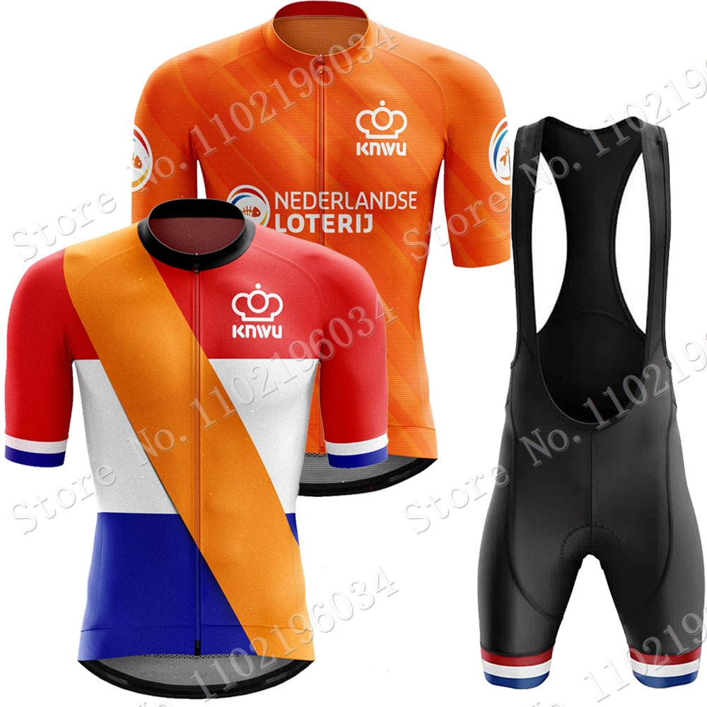 Mountain Biking Pants - 2023 Niederlande Nationalmannschaft Rad trikot Set