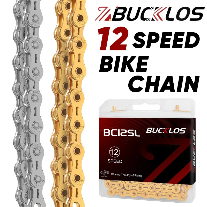 Mountain Biking Bc - Bucklos 12-Gang-Fahrradkette Glieder rostfreie MTB-Kette 12