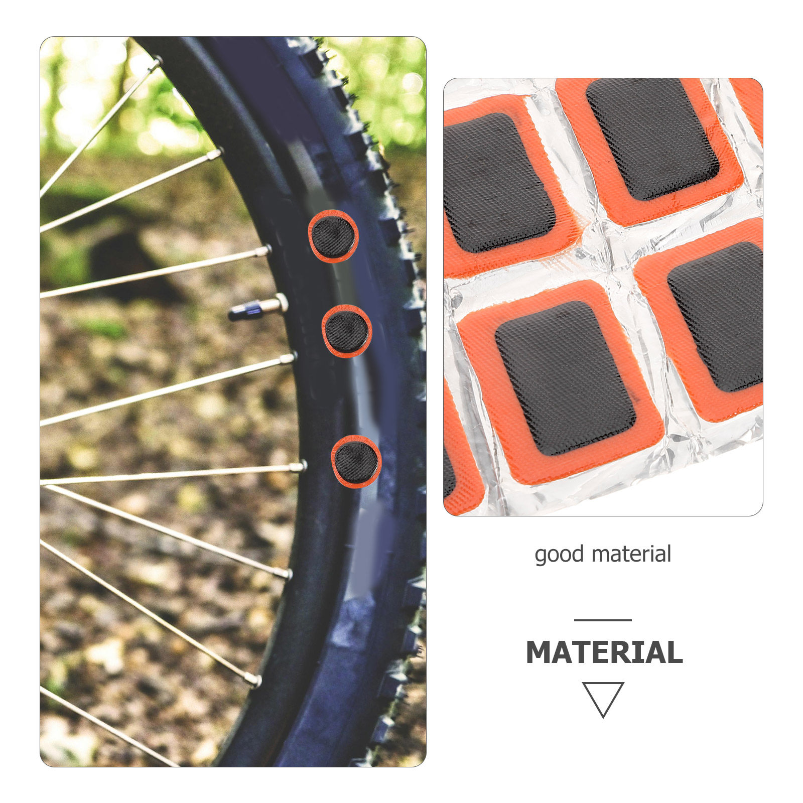 2-teiliges Fahrradreifen-Repar – Mountain Biking Tube Bewertung und Preis