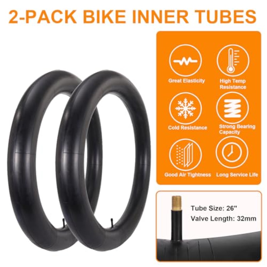 2er-Pack 26x4.0 Fatbike-Reifen – Mountain Biking Tube Bewertung und Preis