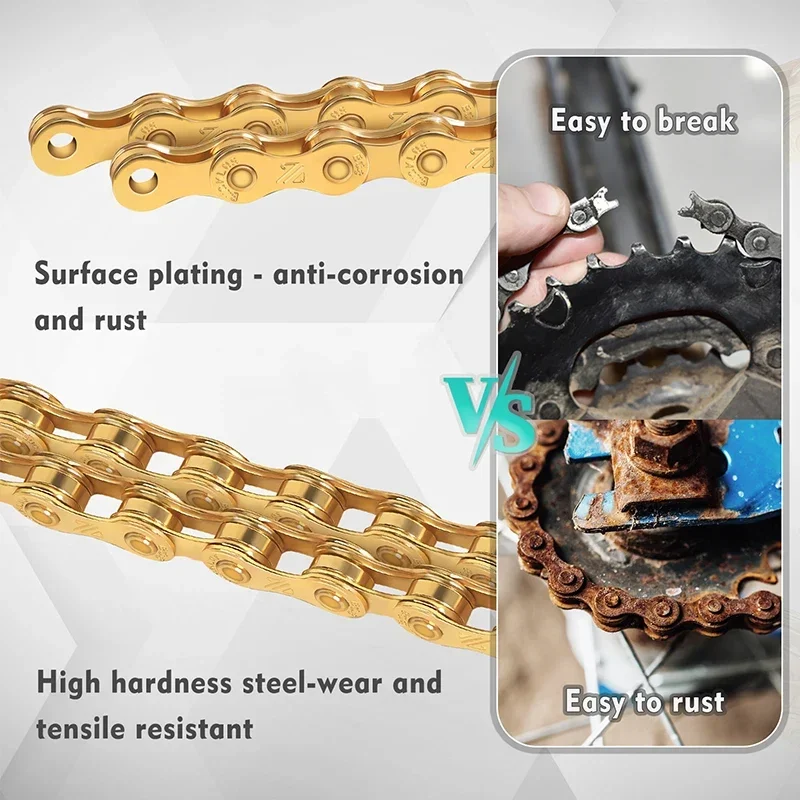 BUCKLOS 8-Gang-Fahrradkette 11 – Mountain Biking Bc Bewertung und Preis